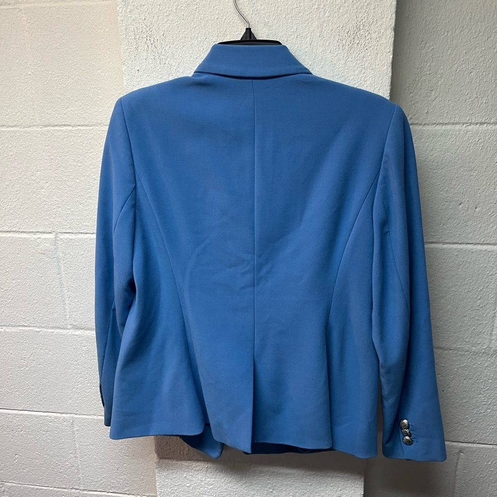 Talbots Blue Women's Blazer. Size 8p - Picture 6 of 6